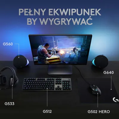 Tastierë Logitech G512 Carbon, e zezë - 5