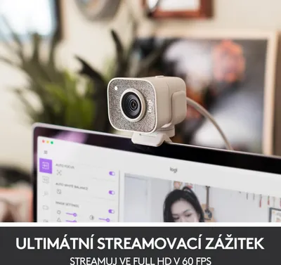 Kamerë Logitech StreamCam C980, e bardhë - 6