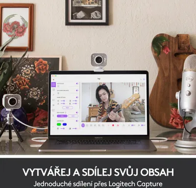 Kamerë Logitech StreamCam C980, e bardhë - 8