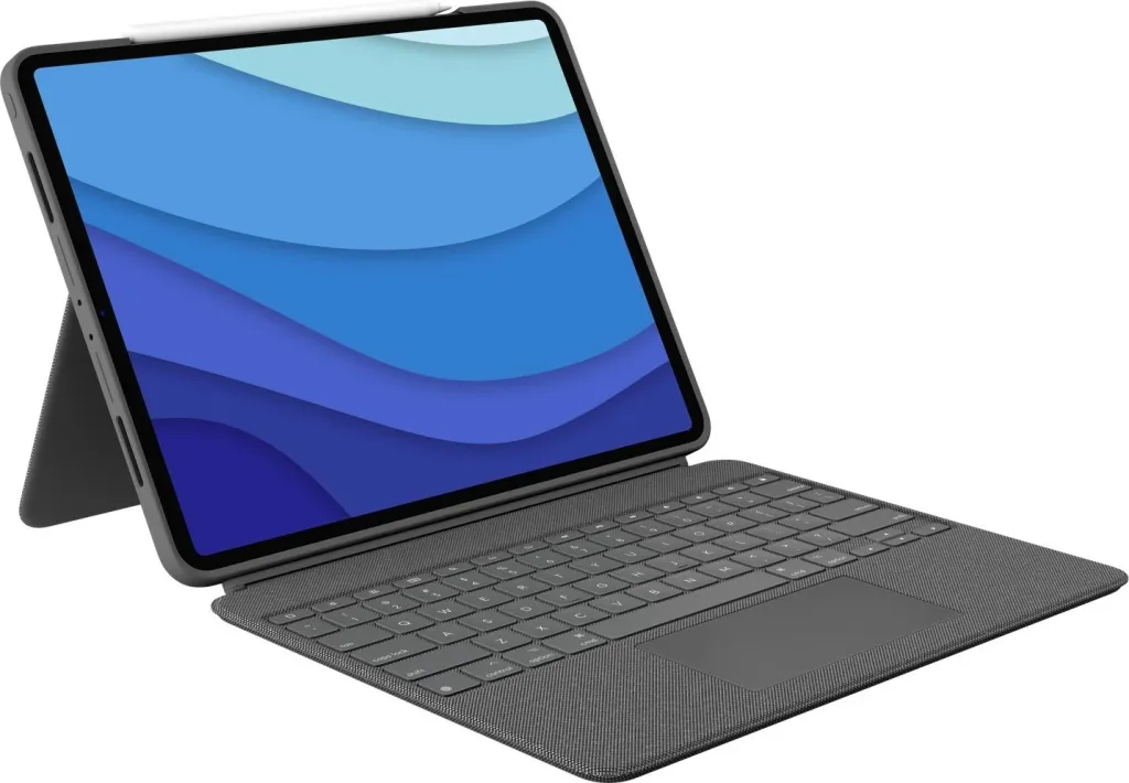 Tastierë me touchpad Logitech Combo Touch për iPad Pro 12.9 (5th Gen), gri - 2