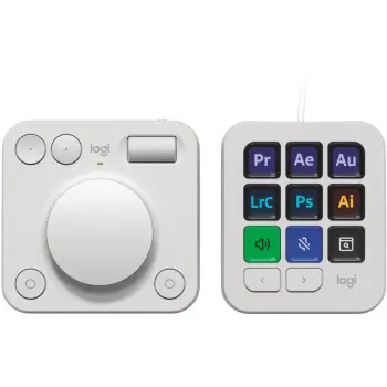 Aksesorë për Konzola Logitech MX Creative Console – Gri e hapur