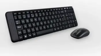 Set tastierë dhe mi Logitech MK220, wireless, kompakt, i zi