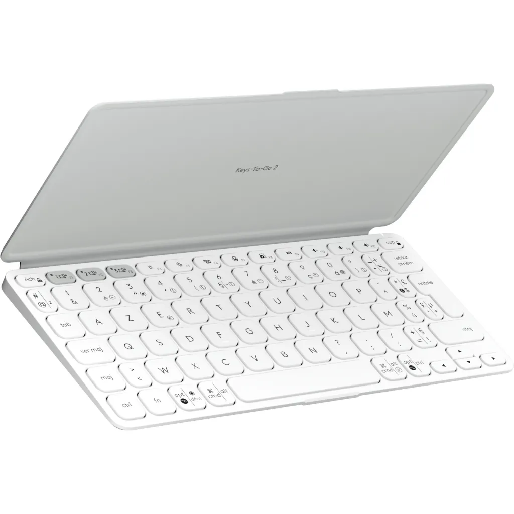 Mbrojtëse me tastierë LOGITECH Keys-To-Go 2, e hirtë - 1