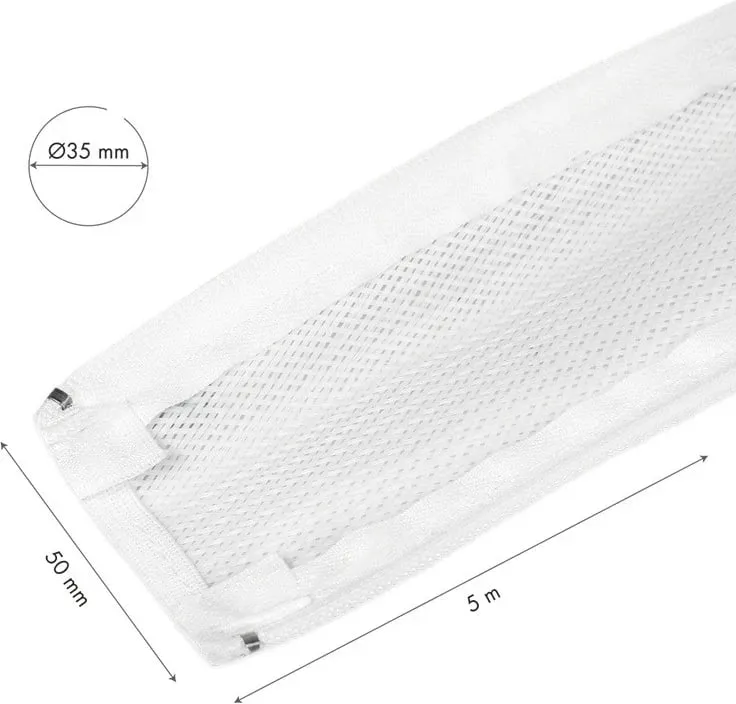 Organizer kabllosh Logilink elastyczny 5.0m x 50mm bardhë - 2