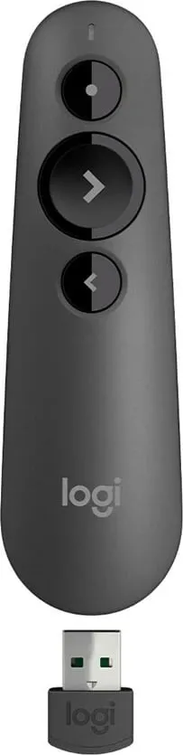 Telekomandë prezantimi Logitech R500, me lazer, Graphite - 1