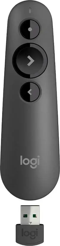 Telekomandë prezantimi Logitech R500, me lazer, Graphite