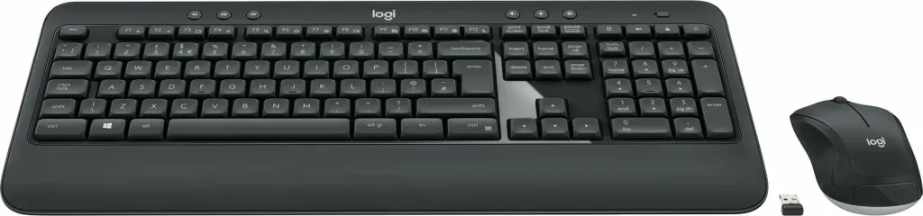 Set tastierë dhe maus Logitech MK540 ADV wireless, e zezë - 1