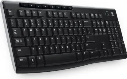 Tastierë wireless Logitech K270, full-size, QWERTZ, e zezë - 1