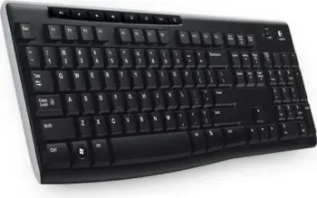 Tastierë wireless Logitech K270, full-size, QWERTZ, e zezë