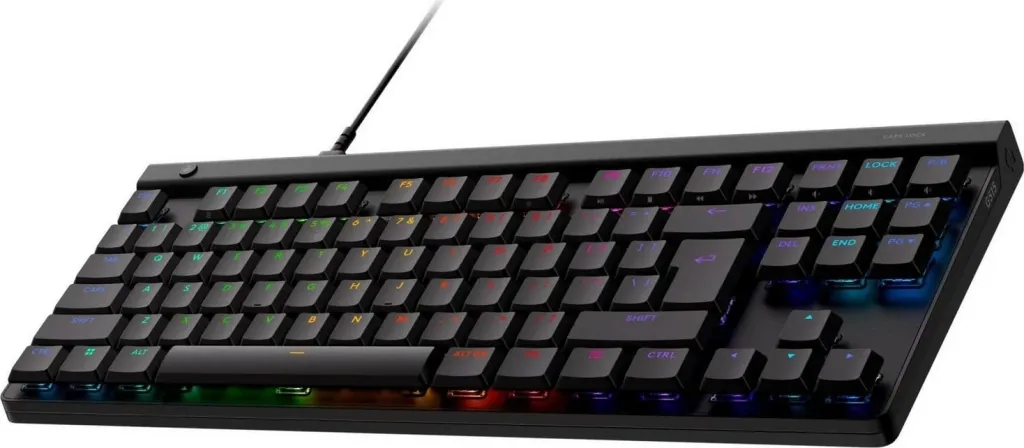 Tastierë gaming Logitech G515 TKL, mekanike, RGB, QWERTZ, e zezë - 1