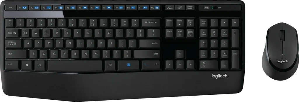 Set tastierë dhe maus wireless Logitech MK345, i zi - 1