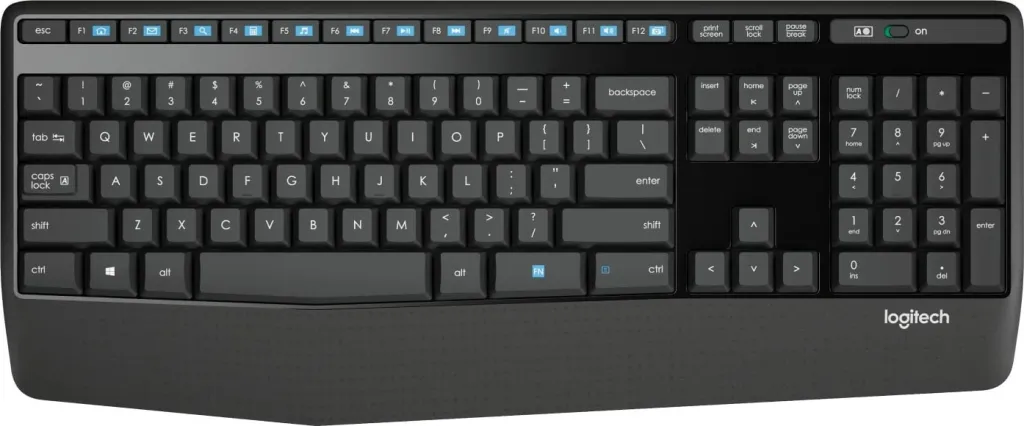 Set tastierë dhe maus wireless Logitech MK345, i zi - 5