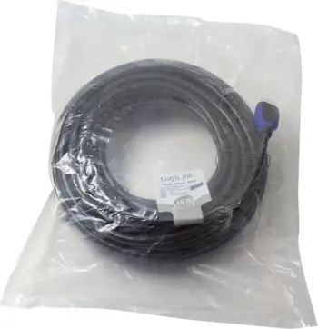 Kabllo HDMI LogiLink CH0067, 15m, 4K, 3D, e zezë