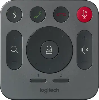 Telekomandë Logitech Rally Remote Control, wireless, e zezë