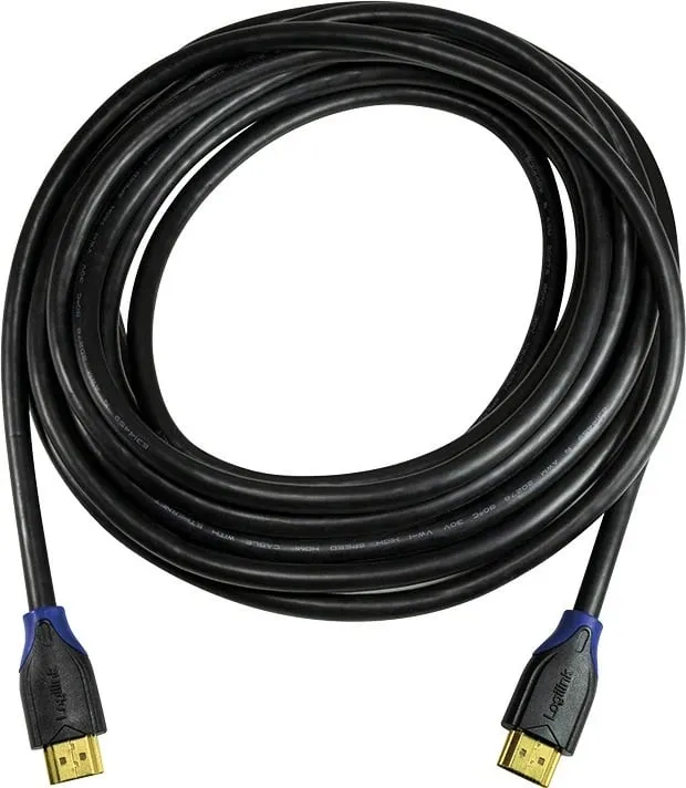 Kabllo HDMI LogiLink CH0064, 5m, 4K, 3D, e zezë - 4