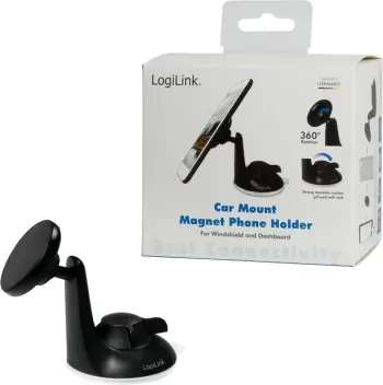 Mbajtës magnetik LogiLink AA0110 për celular, për veturë, ngjyrë e zezë