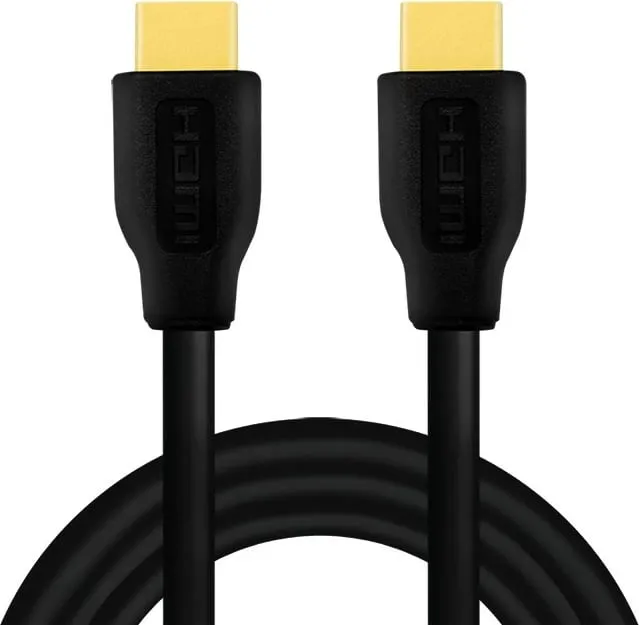 Kabllo HDMI LogiLink CH0100, 1m, 4K 60Hz, e zezë - 4
