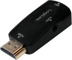 Adapter HDMI në VGA LogiLink CV0107, i zi