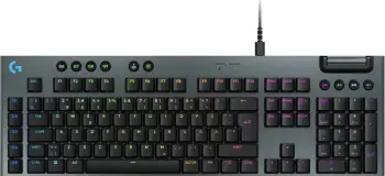 Tastierë mekanike Logitech G915 X, RGB, me kabllo, full-size, e zezë
