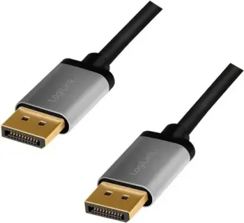 Kabllo lidhëse LogiLink DisplayPort - DisplayPort (CDA0102), 3m, e zezë