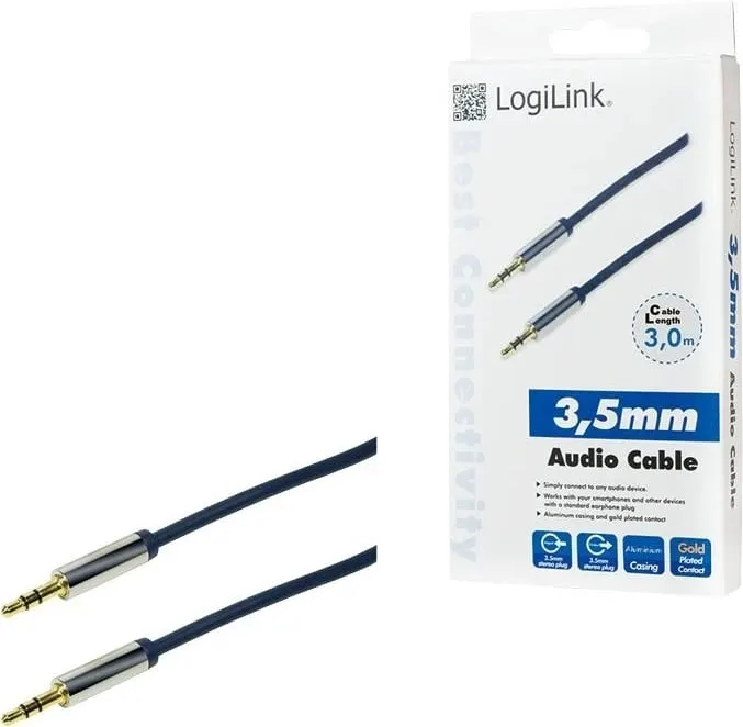 Kabllo LogiLink miniJack, 3m - 2