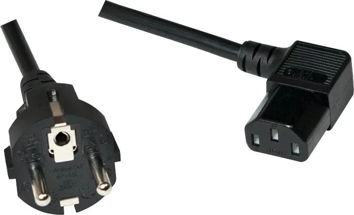 Kabllo rryme LogiLink CP119, Schuko në C13, 5m, i zi - 1