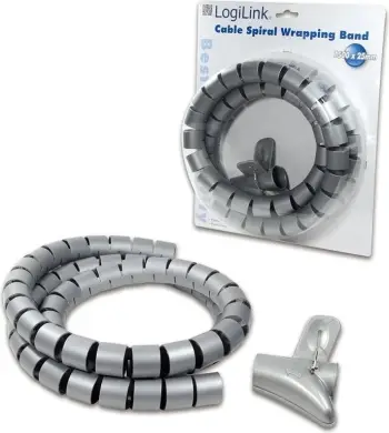 Kabllo spirale LogiLink KAB0014, argjend