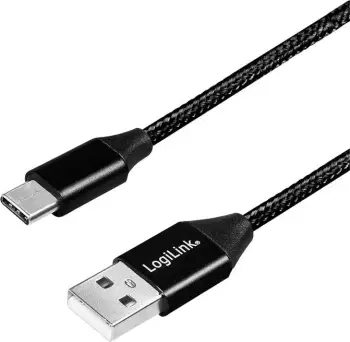 Kabllo karikuese LogiLink, USB-C, 0.3m, i zi