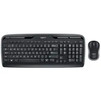 Set maus dhe tastierë Logitech MK330 920-008533 pa tela, layout GER, e zezë, set