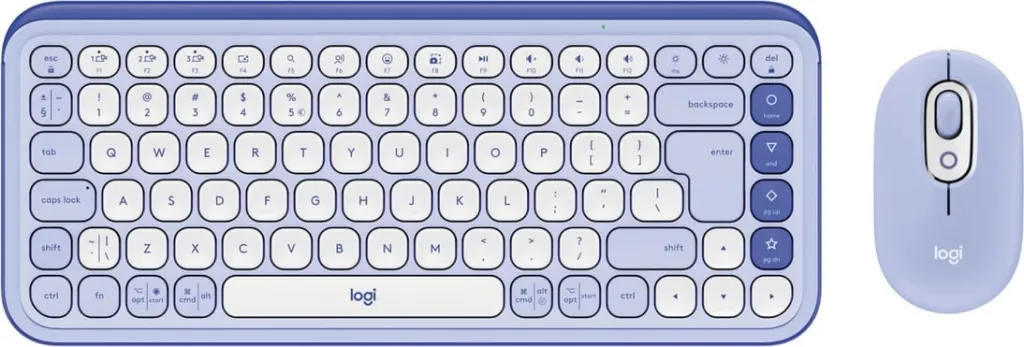 Komplet maus dhe tastierë Logitech 920-013078 US-International layout vjollcë - 1