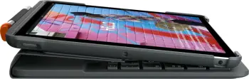 Mbështjellës me tastierë Logitech Slim Folio për iPad 7/8, Bluetooth, graphite