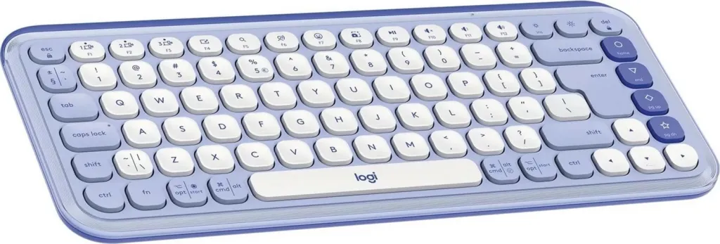 Tastierë Logitech POP ICON Keys, pa tela, vjollcë - 1