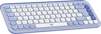 Tastierë Logitech POP ICON Keys, pa tela, vjollcë