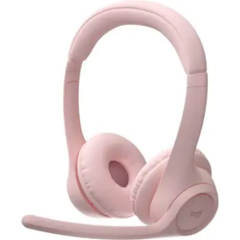Kufje me mikrofon Logitech Zone 300, 981-001412, madhësi standarde, rozë