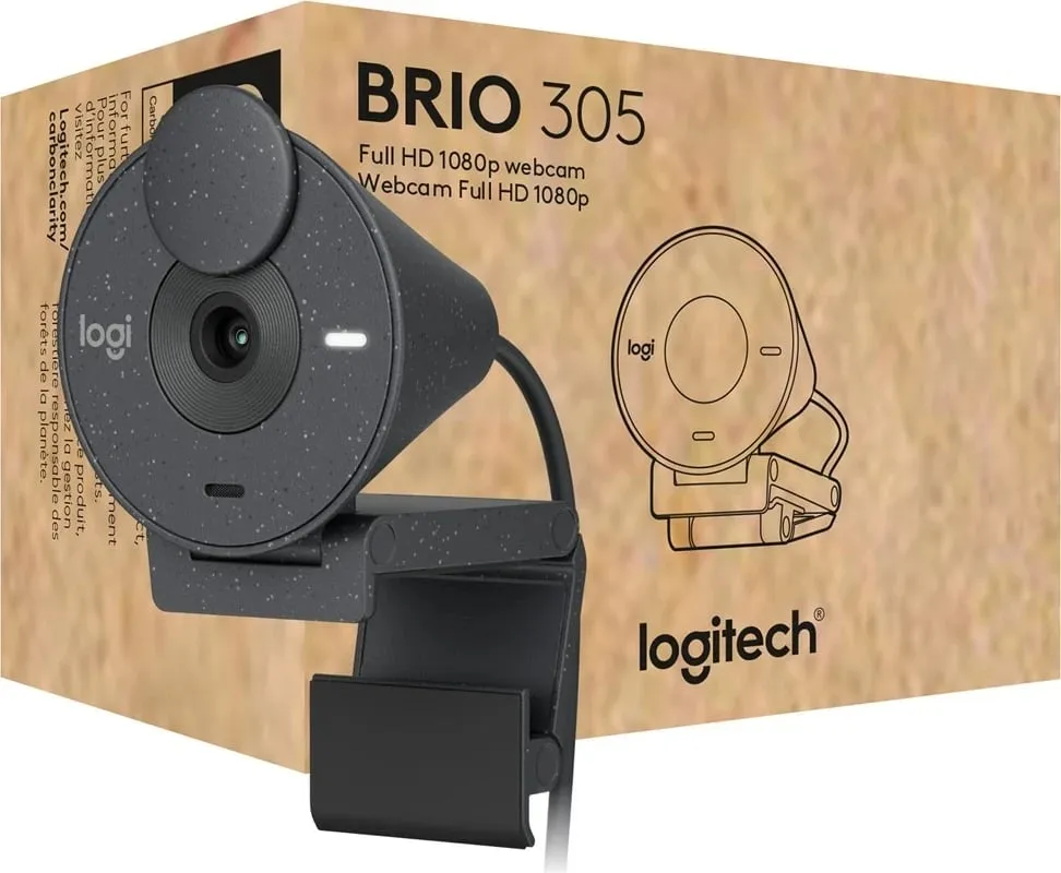 Kamerë web Logitech Brio 305, Graphite - 1