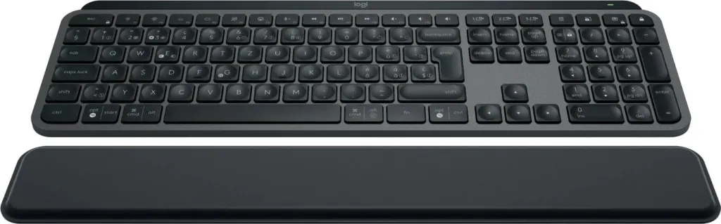 Tastierë Logitech MX Keys S, Wireless, RF Wireless + Bluetooth, QWERTZ, LED, Grafit - 2