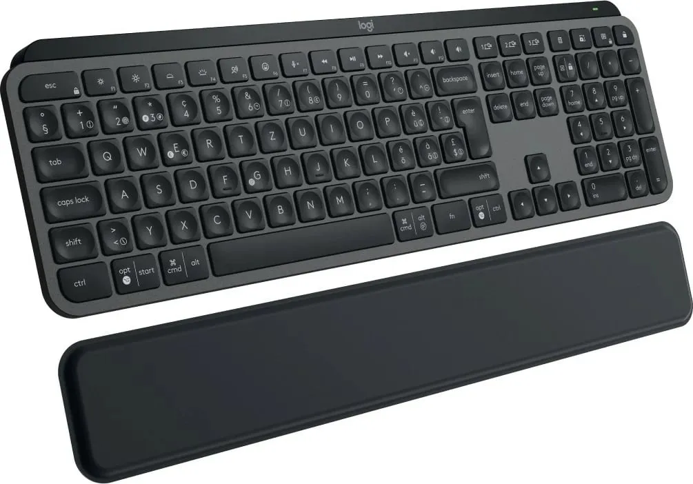 Tastierë Logitech MX Keys S, Wireless, RF Wireless + Bluetooth, QWERTZ, LED, Grafit - 4