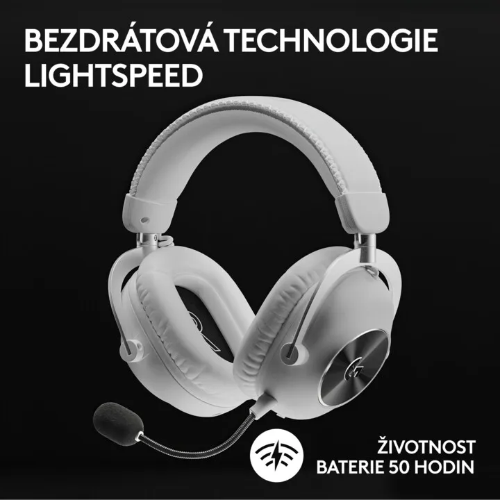 Kufje Logitech G PRO X 2 LIGHTSPEED, të bardha - 4