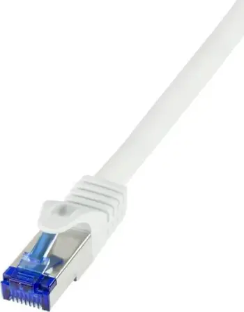 Kabllo rrjeti LogiLink C6A051S, 2m, Cat6a S FTP, e bardhë