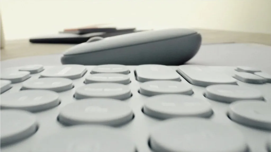 Set tastierë dhe maus Logitech Pebble 2 Combo, Deutsch, rozë - 3