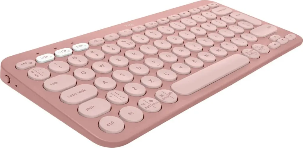 Set tastierë dhe maus Logitech Pebble 2 Combo US rozë - 4