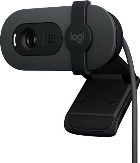 Webkamera Logitech Brio 100, Full HD 1080p, USB, grafit e zezë - 1