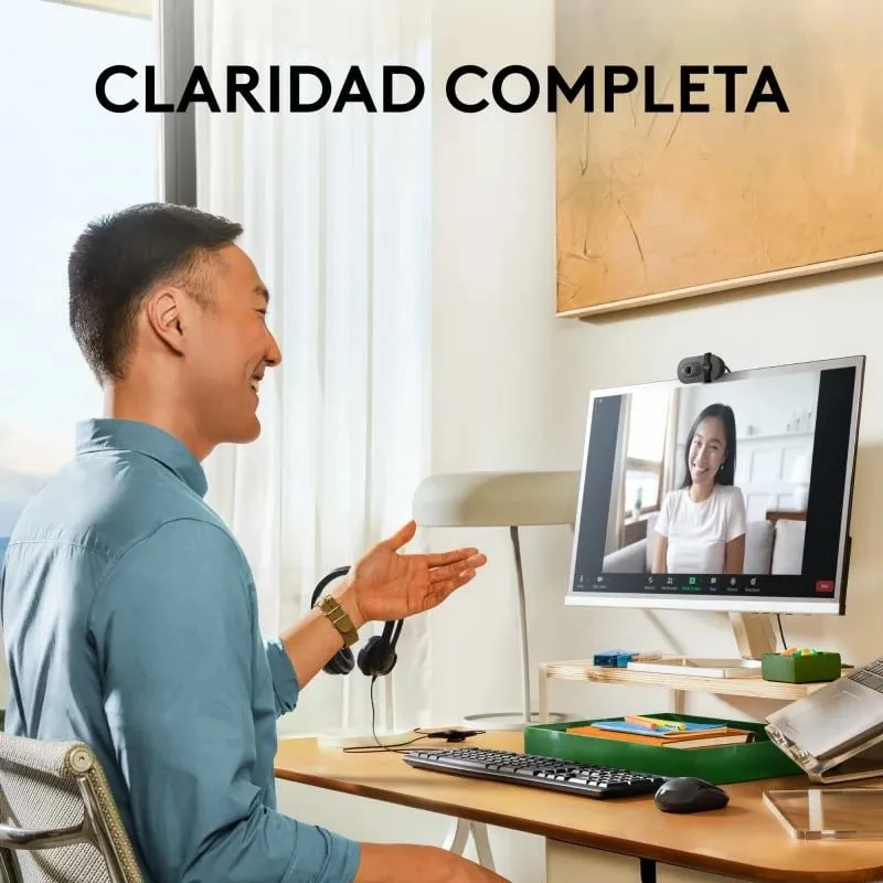 Webkamera Logitech Brio 100, Full HD 1080p, USB, grafit e zezë - 2