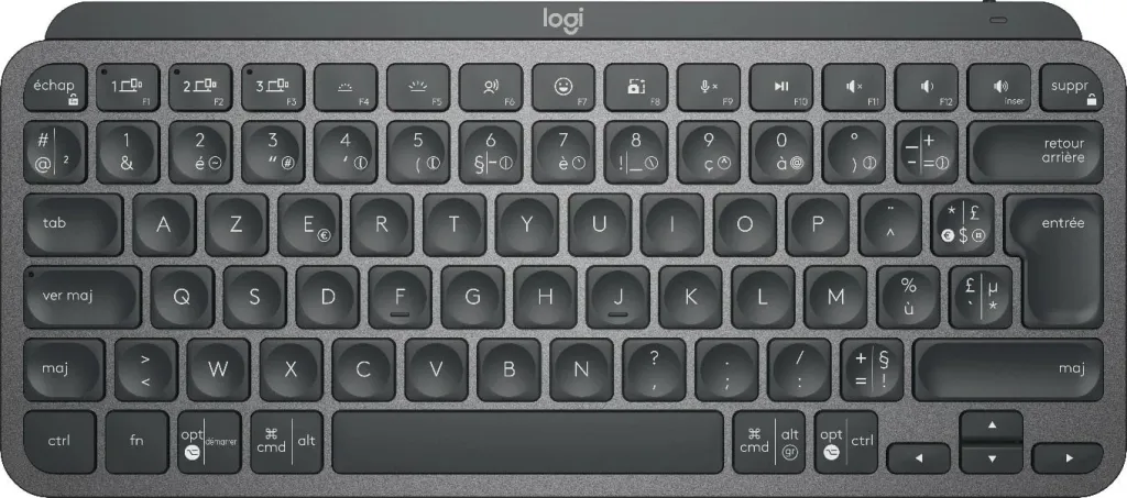 Tastierë Logitech MX Keys Mini, wireless, e ndriçuar, gri e errët - 2