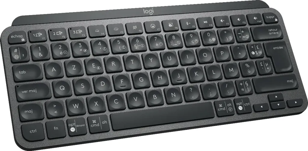 Tastierë Logitech MX Keys Mini, wireless, e ndriçuar, gri e errët - 8