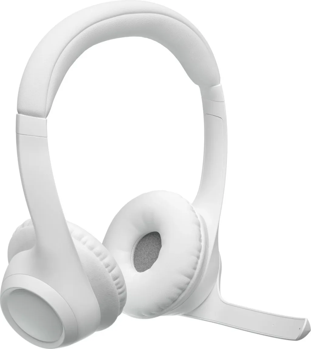 Headset Logitech Zone 300 wireless, 20 orë bateri, Bluetooth 5.3, off-white - 5