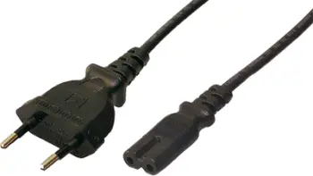 Kabllo energjie LogiLink IEC320 C7, 1.8m, e zezë