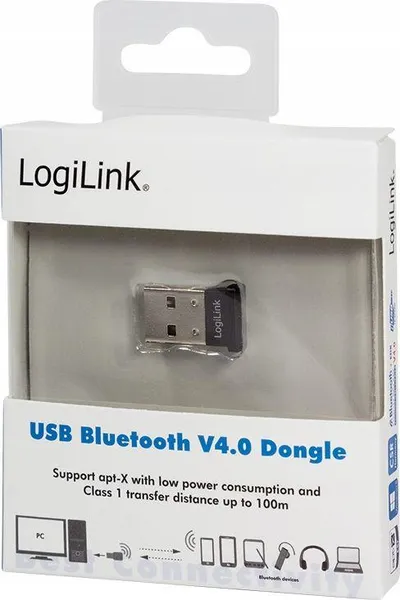 Përshtatës USB Bluetooth - LogiLink BT0015, i zi - 1