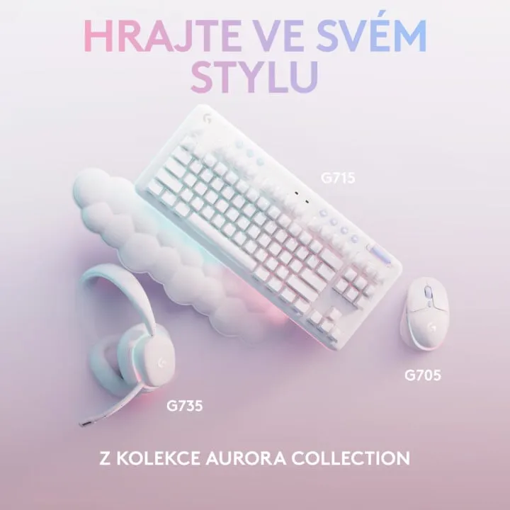 Maus Logitech G705, i bardhë - 8