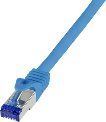 Kabllo rrjeti LogiLink Ultraflex, Cat.6A S/FTP, RJ45, 2 m, blu